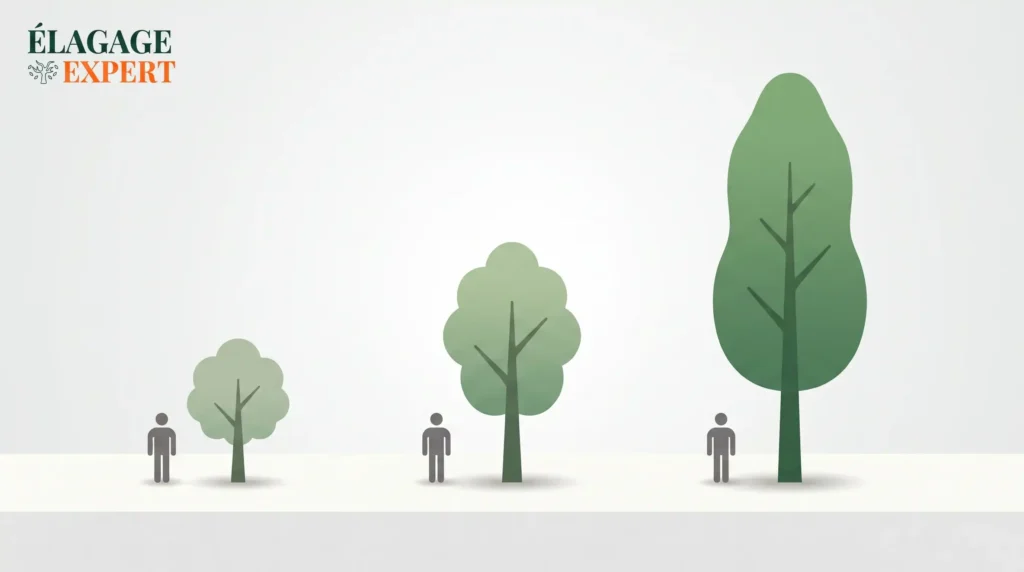 Prix de l'abattage d'un arbre selon la hauteur en 2026