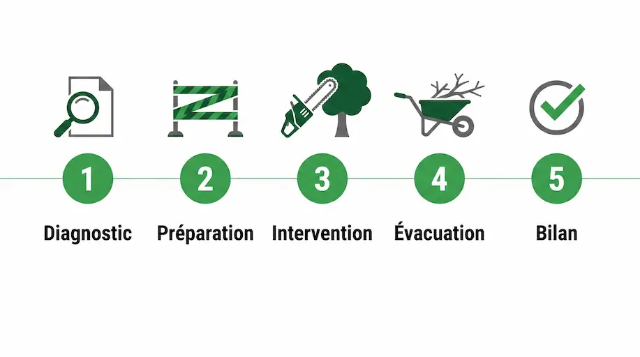 5 étapes de l'élagage